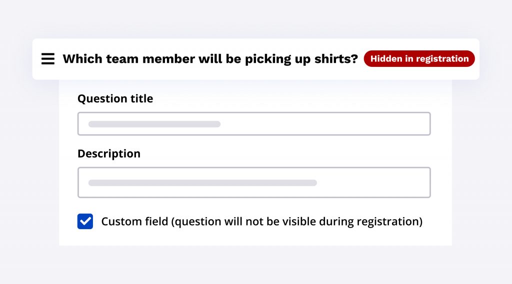 Team Registration Questions Your Way